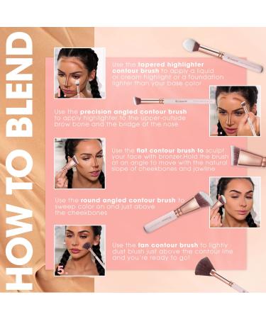 Pro Face Contour Brush Set Synthetic Sculpting & Highlighting Kit - Buy Online on GoSupps.com