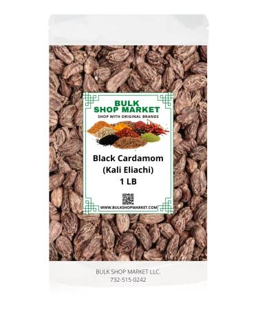 Black Cardamom Whole Spice By BulkShopMarket (1 LB) 1 Pound (Pack of 1)