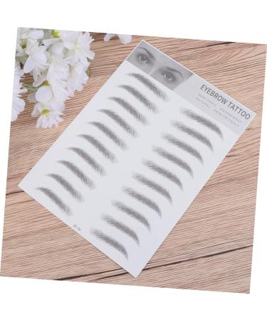 FRCOLOR 2pcs 3d Eyebrow Stickers Cosmetology Kit Brow Makeup Grooming Shaping Eyebrow Shape The Lazy Man - Buy Online on GoSupps.com