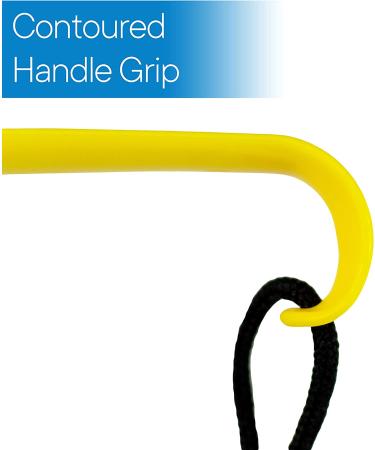RMS 2 Pack Extra Long Handled Shoe Horn - 24 Curved Handle with Hang Up Strap - Buy Online on GoSupps.com