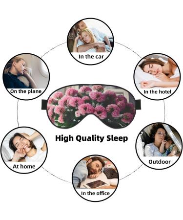 Beauty Flowers Soft Sleep Eye Mask - Breathable Eye Patch for Women | Perfect for Travel & Relaxation - Buy Online on GoSupps.com