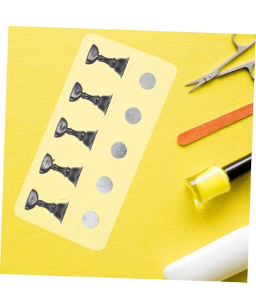 Ipetboom Magnetic Nails 2 Sets Nail Checkerboard Boxed Rack Bracket Electroplating Nail Art Holder Base 2.5x1.4x1.4cm Black - Buy Online on GoSupps.com