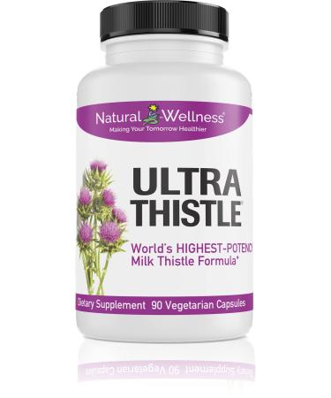Herbal Liver Cleanse & Detox Milk Thistle Formula - UltraThistle Pure Silybin Phytosome and Phosphatidylcholine Patented Formula (No Soy) - 1080mg - 30 Day Supply