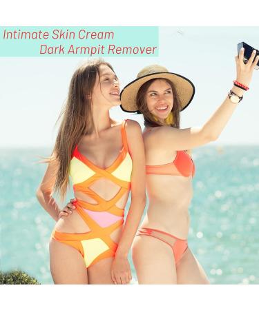 Dark Spot Corrector Cream for Inner Thighs, Legs, Underarms & Knees - Natural Formula - 2pcs - Buy Online on GoSupps.com