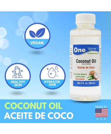 Arymar Coconut Oil, Natural Oil for Skin, Hair, Massage & Aromatherapy Uses, 2 oz Coconut 2 Fl Oz (Pack of 1) - Buy Online on GoSupps.com