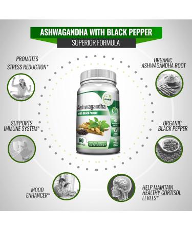 GreeNatr Premium Bundle for Holistic Well-Being: Organic Ashwagandha Capsules, with Black Pepper for Stress Relief, Plus Ginseng + Ginkgo Biloba Tablets, a Traditional Energy Booster. - Buy Online on GoSupps.com
