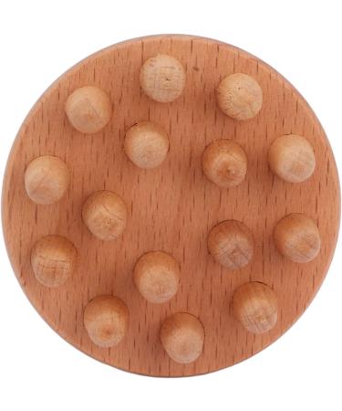 Wood Mushroom Massager - Lymphatic Drainage & Anti-Cellulite Device for Body Shaping | Promote Blood Circulation & Meridian Clear | Manual Massage for Head Waist Stomach Thighs - Buy Online on GoSupps.com