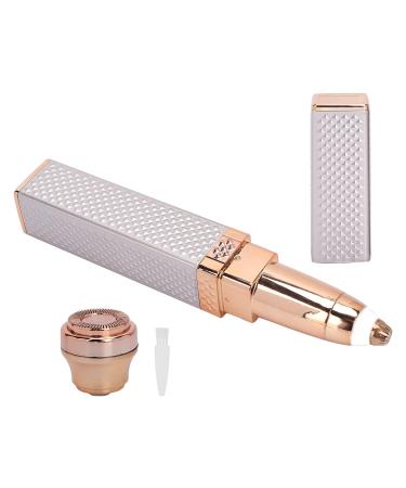 Shanrya Eyebrow Trimmer Lightweight Facial Hair Remover LED Lights for Women