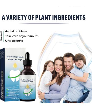 GNAUMORE Gum Regrowth Drops Gum Repair Gum Repair Children Drops Natural Oral Care Drops 30 ml x 2 pieces - Buy Online on GoSupps.com