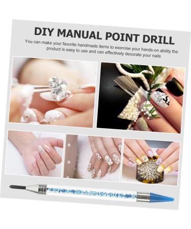 POPETPOP 1 Set flatback colorful rhinestones blue rhinestones nail gems for acrylic nails rhinestones for nails rhinestone picker dotting pen nail rhinestone kit round nail Multifunction 16x1cm Blue - Buy Online on GoSupps.com