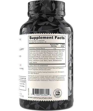 Buy Crystal Star Women's Best Friend - 60 Vegetarian Capsules for Hormonal Balance & Wellness - Buy Online on GoSupps.com