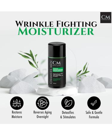 Daily Face Cream for Men - 2.5% Retinol Anti-Aging Moisturizer for Fine Lines Dark Spots & Wrinkles - Overnight Hydration - Buy Online on GoSupps.com