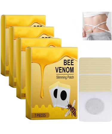 Beeengift plaster for losing weight 14/21/35 piece of lymphatic drainage with beeergift lymphatic drainage patches with bee veneer belly fat burner for women stickers for burning fat (28 pieces)