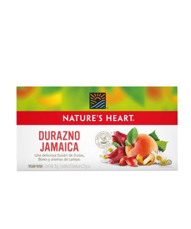 Nature's Heart T de Durazno Naturalmente sin Cafe na - 20 Sobres