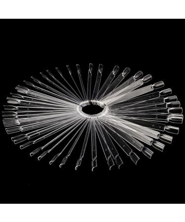 Zeonhei 150-Piece Nail Art Tip Ring Set | Transparent Nail Polish Display & Practice Tools for DIY Nail Art Salon Use and Color Application - Buy Online on GoSupps.com