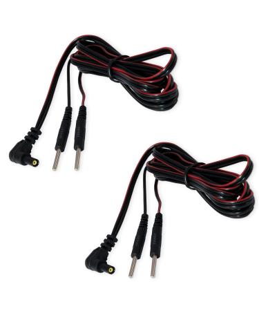 2 High-quality electrode connection cables for TENS & EMS devices - axion