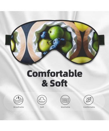 Fruit Picture Print Ultra-Soft Light-Blocking Eye Mask | Optimal Comfort & Restful Sleep - International Shipping Available - Buy Online on GoSupps.com
