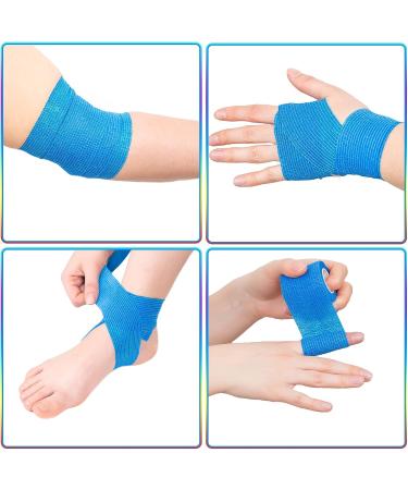 36 Pcs Self Adhesive Bandage Wrap - 2, 3, 4 Wide, 5 Yards Long - Breathable Athletic Elastic Cohesive Bandage - Colorful for Sports, First Aid, Medical - Ideal for Wrist, Ankle Sprains, Swelling and Vet Wrap - Buy Online on GoSupps.com