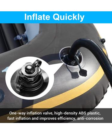 Inflatable Boat Air Valve Set | 2pcs Spiral Air Plugs | One-Way Inflation Replacement | Boston Valve for Boats, Kayaks, Rafts - Buy Online on GoSupps.com
