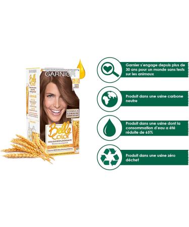 Garnier - Belle Color - Terre de Soleil - Permanent Hair Color Blonde - 6.23 Radiant Dark Blonde - Pack of 2 - Buy Online on GoSupps.com