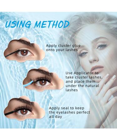 Lash Overnighter Lash Cluster Sealer - Extend Lash Wear Up to 14 Days | Long Lasting and Easy to Remove 5ml Black - Buy Online on GoSupps.com