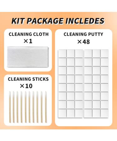 Moloppo Cleaning Putty for Apple Airpods | Ear Wax & Dirt Remover | AirPod Cleaner Kit for Charging Case, Headphones, Electronics White - Buy Online on GoSupps.com