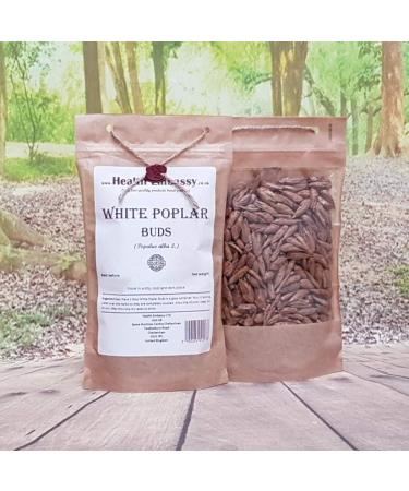 White Poplar Buds Tea | Populus Alba L | Bourgeons de Peuplier Blanc Tisane | Health Embassy (50g) - Buy Online on GoSupps.com