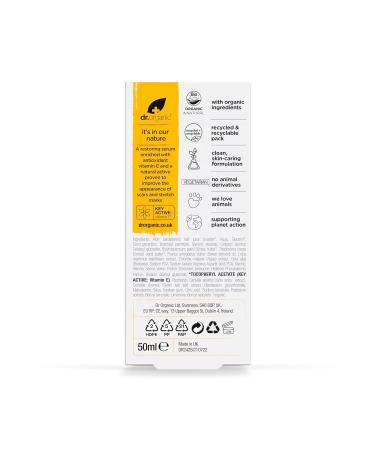 Buy Dr. Organic Organic Vitamin E Scar and Stretch Mark Serum 50ml - Natural Healing for Scars & Stretch Marks - International Shipping Available - Buy Online on GoSupps.com