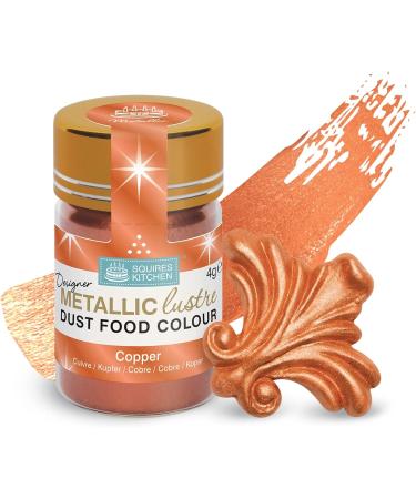Squires Kitchen Metallic Lustre Dust Copper - 4g | High-Quality Designer Finish - Buy Online on GoSupps.com