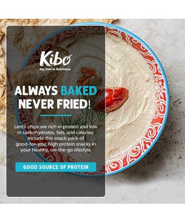Kibo Chickpea Chips Variety Pack - High Protein/Fiber, Plant-Based, Non-GMO, Vegan, Kosher - Gluten Free - 3 Flavors - 1oz 12 pk - Buy Online on GoSupps.com