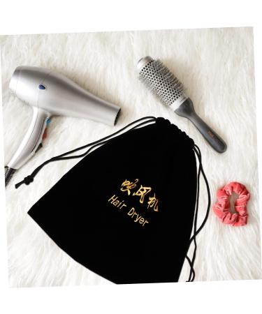 Happyyami 1pc Hair Dryer Storage Bag Hair Dryer Supplies Travel Wen Wan 30x26cm Black - Buy Online on GoSupps.com