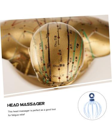 Tovinanna Oktopus Scalp Massager - Stress Relief Head Massage Tool | 21x15x15cm Blue - International Shipping - Buy Online on GoSupps.com
