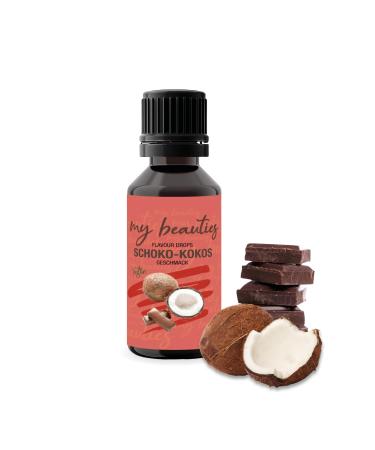 my beauties - Flavour Drops 30 ml - Chocolate & Coconut - Aroma drops for food - sugar-free and low in calories