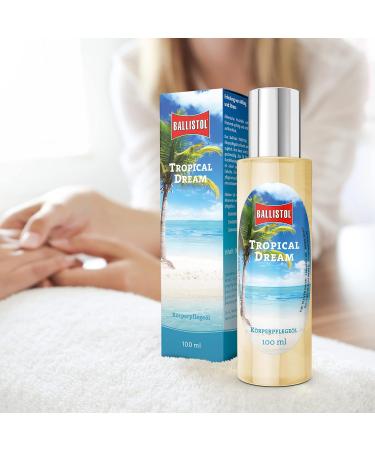 Ballistol 26620 Wellness Oil Tropical Dream 100ml - Nourishing Body Care for Stressed Skin with Avocado - Regeneration & Hydration - Buy Online on GoSupps.com