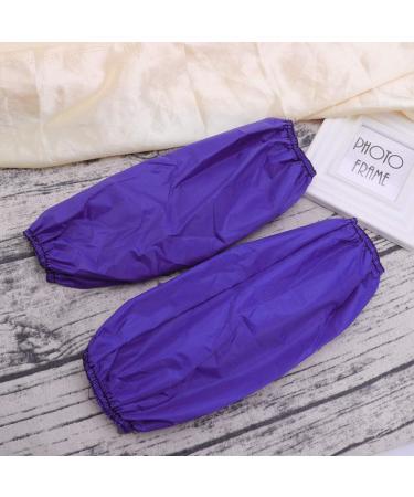 Healifty 5 Pairs Oversleeves Waterproof Kitchen Arm Cover Sleeves Oilproof PVC Forearm Protector for Dishwashing Cooking Gardening (Blue) - Buy Online on GoSupps.com