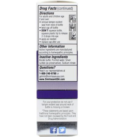 Similasan Allergy Eye Relief Drops 0.33 oz (Pack of 3) - Natural Relief for Allergies - Buy Online on GoSupps.com