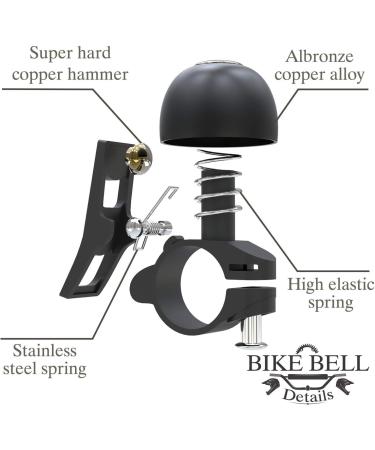 Sportout Copper Alloy Bike Bell - Classic Loud Sound Ring for Road, Mountain, City, Cruiser, BMX Bike - 1 Pack - Buy Online on GoSupps.com