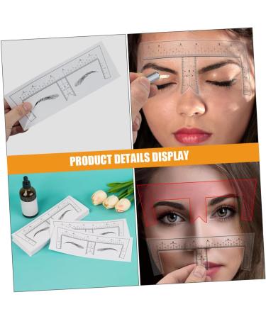 Healeved Eyebrow Ruler 10pcs Eyebrow Design Ruler Tools Eyebrow Shaping Ruler Drawing Tool Shape Disposable - Buy Online on GoSupps.com