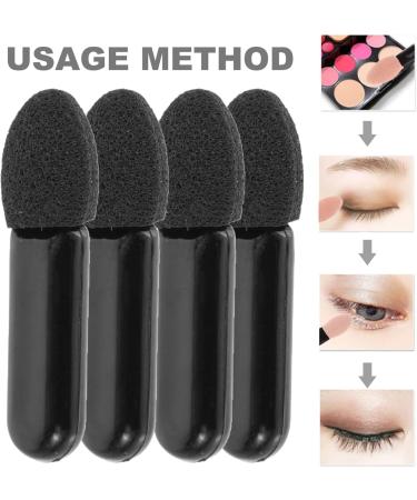 Beavorty 200 Pcs Mini Eyeshadow Swab Foam Eyeshadow Cosmetics Eyeshadw Brush Makeup Wand Plastic - Buy Online on GoSupps.com