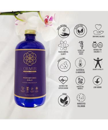 ORMUS PATAGONIA ARGENTINA - Pure Ormus Monoatomic Gold Liquid Minerals Supplements for Energy Mental Focus and Rejuvenation Enhance Stamina Vitality and Mental Clarity 500ml - Buy Online on GoSupps.com