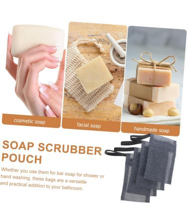 AUTSUPPL 4pcs Soap Bag Soap Holder Mesh Bags Baggies Soap Pouch for Bar Soap Bar Soap Scrubber Soap Net Nylon - Buy Online on GoSupps.com