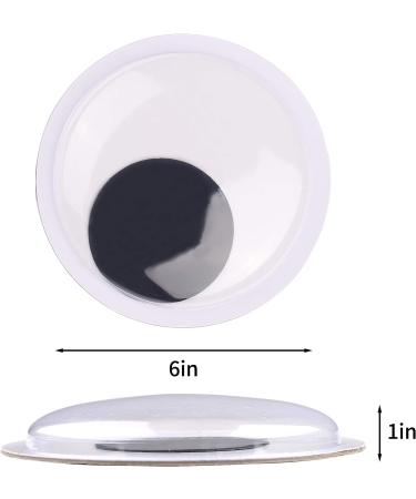Giant 6 Inch Googly Eyes - Self Adhesive for DIY Crafts & Decorations - 2 Pieces - Buy Online on GoSupps.com