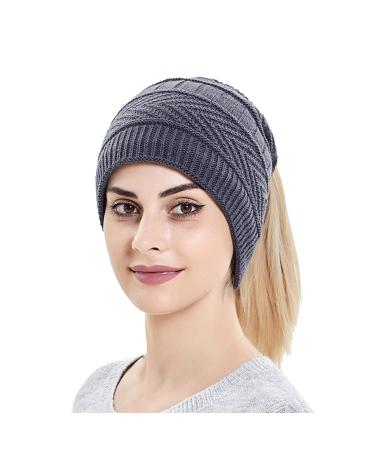 Hanxiulin winter hat men women coarse knit cap classic cap hat light and soft winter hat warm windproof winter hats beanie bean fashion elegant winter hat knit cap warm winter hat
