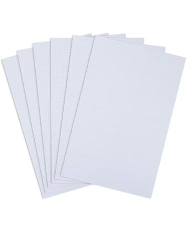 Similane 6 Pieces Aida Cloth 14 Count Cross Stitch Fabric, White, 12 by 18-Inch - Buy Online on GoSupps.com