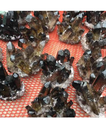Natural Crystal Rough 500g-650g Natural Black Smoky Crystal Quartz Stone Specimen Cluster 1pc - (Color: 1PC) - Buy Online on GoSupps.com