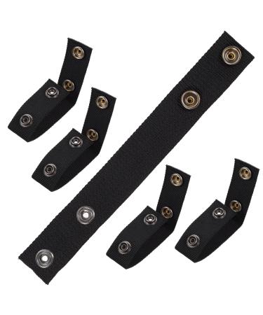 Besportble belt loops nylon duty belper with double push buttons mandatory Belt loops safety backpack Belt holder for camping hiking sports 5 pieces - Buy Online on GoSupps.com