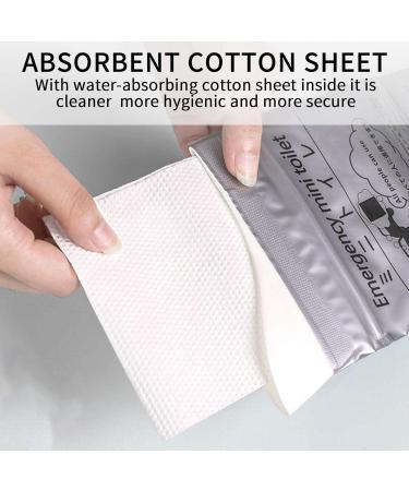 Car Disposables Urine Bag 700ml Portable Urine Bag with Sealed Strip Tight Seal No Odor Vomit Bags Portable Throw Up Bags for Travel Grey (Powder) - Buy Online on GoSupps.com