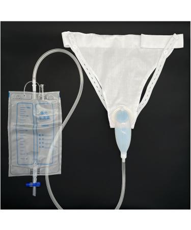 Reusable Urine Leg Bag for Men | Complete Drainage Collection System with 2 Portable Silicone Catheter Bags (1000ml & 2000ml) - Shop Internationally - Buy Online on GoSupps.com