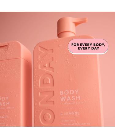 MONDAY HAIRCARE CLEANSE Body Wash with Grapefruit Extract Hyaluronic Acid Shea Butter Coconut Oil for Normal to Oily/Combination Skin 900 mL (Dual Pack) Fresh 450 Fl Oz (Pack of 2) - Buy Online on GoSupps.com