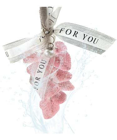 Savon Visage en Forme de Fraise Savon Corde pour Peau Sensible | Nettoyant claircissant Hydratant pour Soins du Corps Bain - Buy Online on GoSupps.com